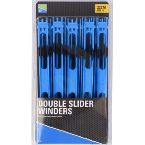 DOUBLE SLIDER WINDERS 22cm BLUE