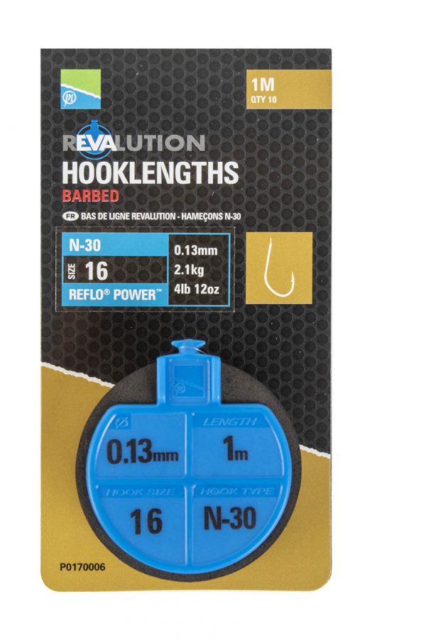 REVALUATION HOOKLENGTHS - N30 SIZE 12
