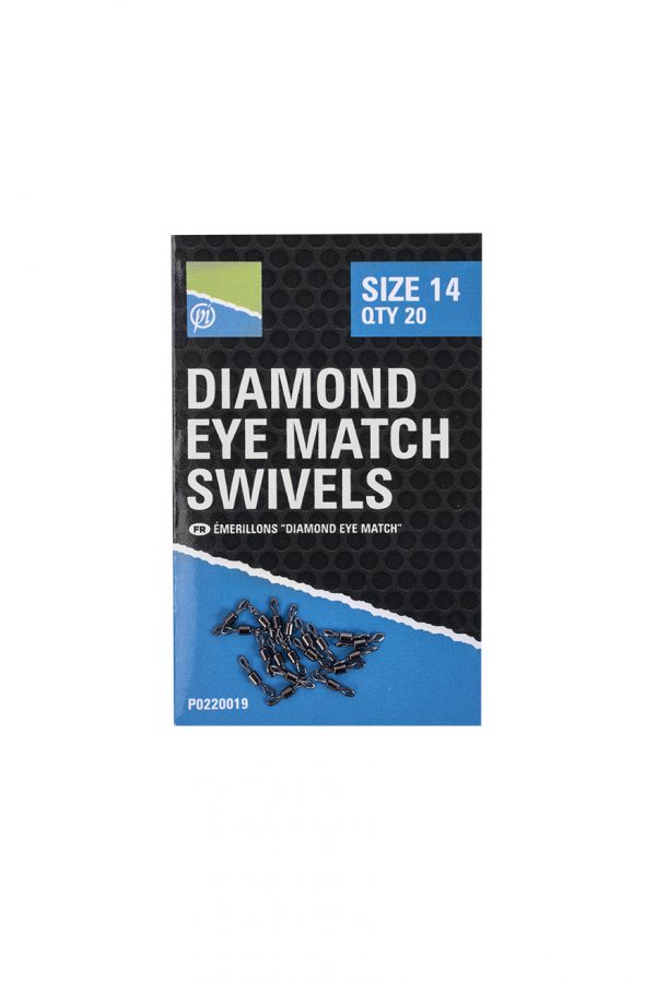 DIAMOND EYE MATCH SWIVELS - SIZE 14